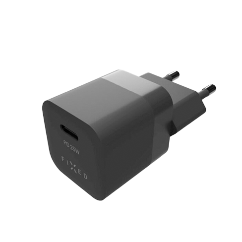 Fixed Mini USB-C 25W kroviklis Black 2 img.