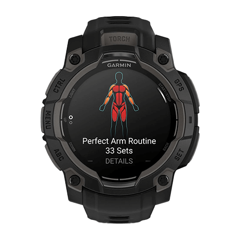 Garmin Smart Watch Instinct 3 45 mm išmanusis laikrodis Black 1 img.