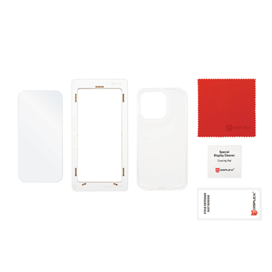 Apple iPhone 15 Pro Max Real 2D Glass + Case By Displex Transparent | BITĖ 2