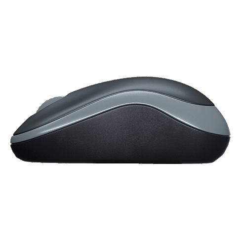 Logitech USB Optical Wireless M185 Mouse Pelēks 3 img.
