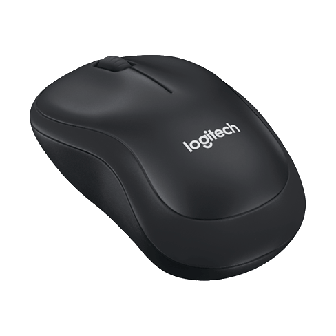 Logitech USB Optical Wireless M220 Mouse Melns 2 img.