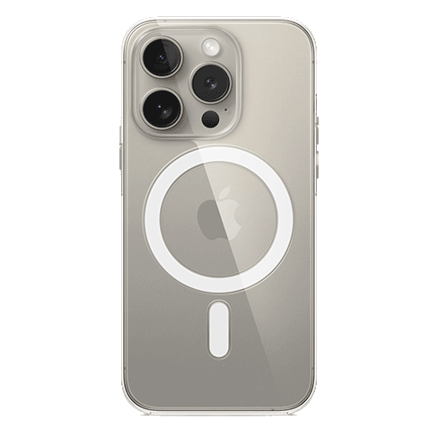 Apple iPhone 15 Pro aizsargvāciņš (Clear Case with MagSafe) Caurspīdīgs 4 img.