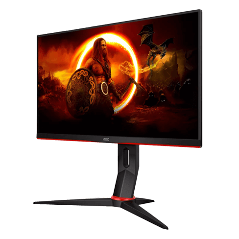AOC Q24G2A/BK Gaming Monitor Melns 7 img.
