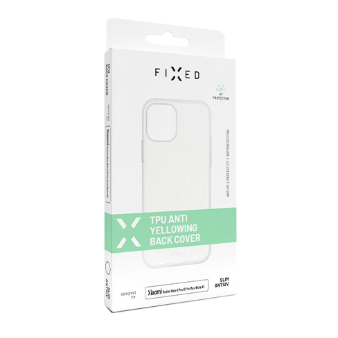 Fixed Xiaomi Redmi Note 13 aizsargvāciņš (Slim AntiUV Cover) Caurspīdīgs 2 img.