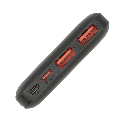 Rivacase VA2101 (10000 mAh) Power Bank | QC/PD 22,5W Melns 7 img.