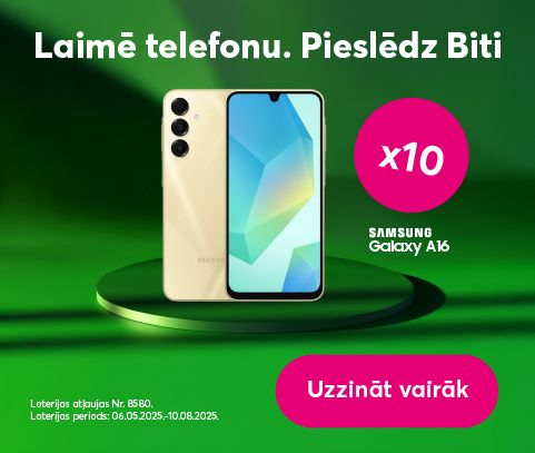 Pieslēdz Biti un laimē telefonu