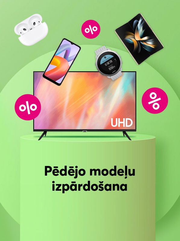 Apskati īpaši izdevīgos ierīcu piedāvājumus pēdējiem noliktavas modeļiem