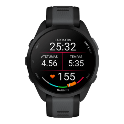 Garmin Forerunner 165 Smart Watch Black/Slate Grey | Bite